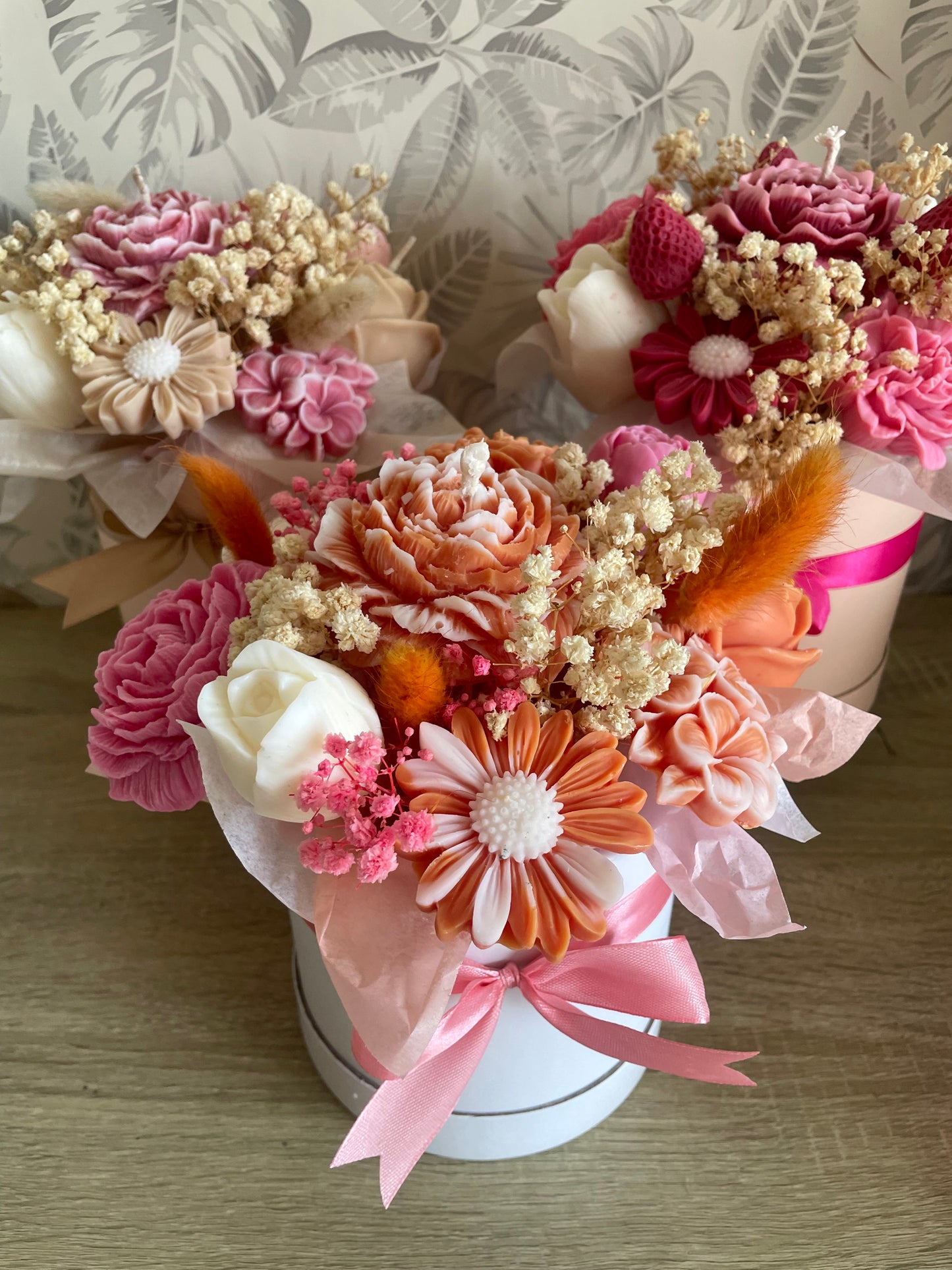 Bouquet Rose et Orange