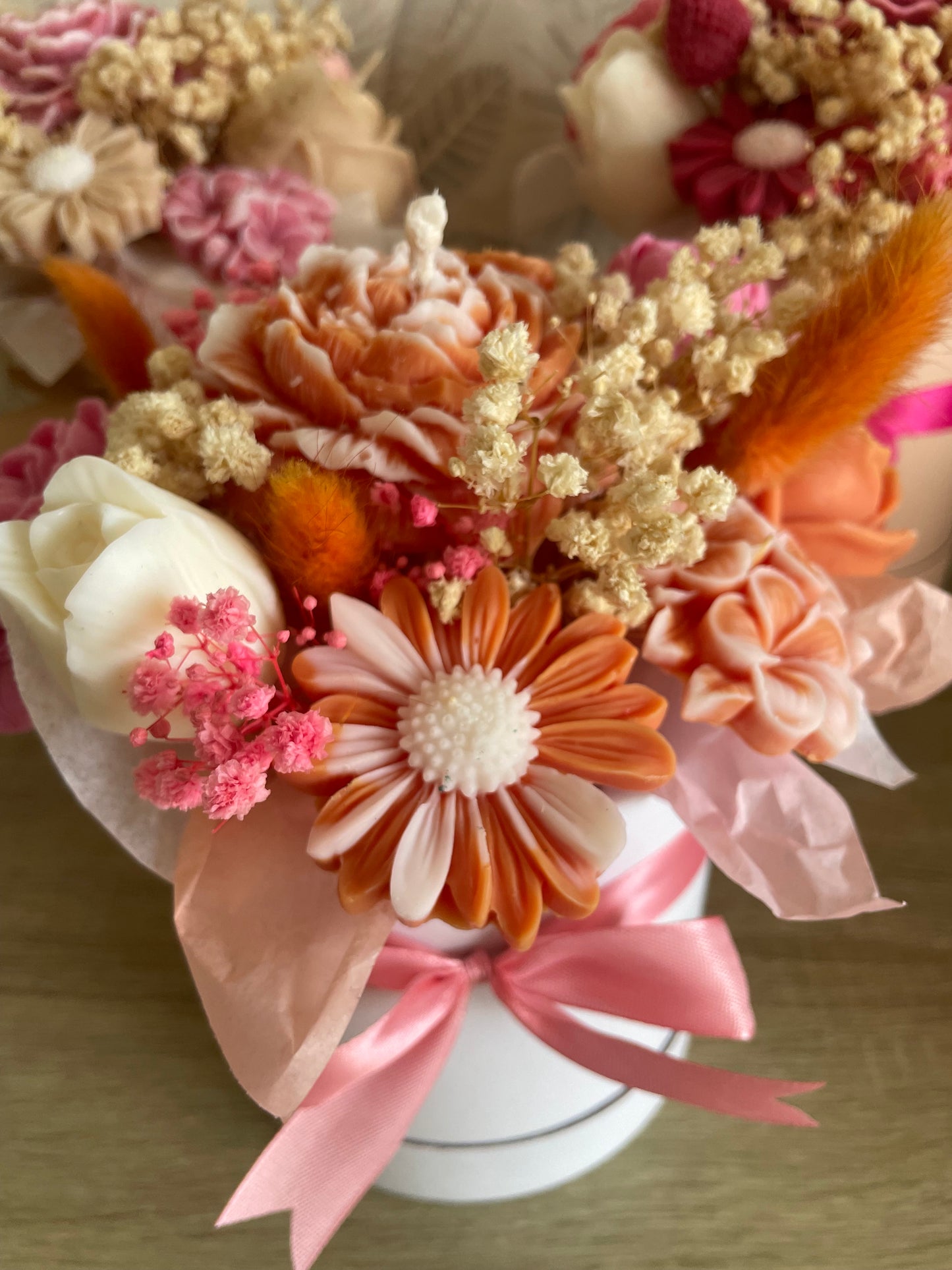 Bouquet Rose et Orange