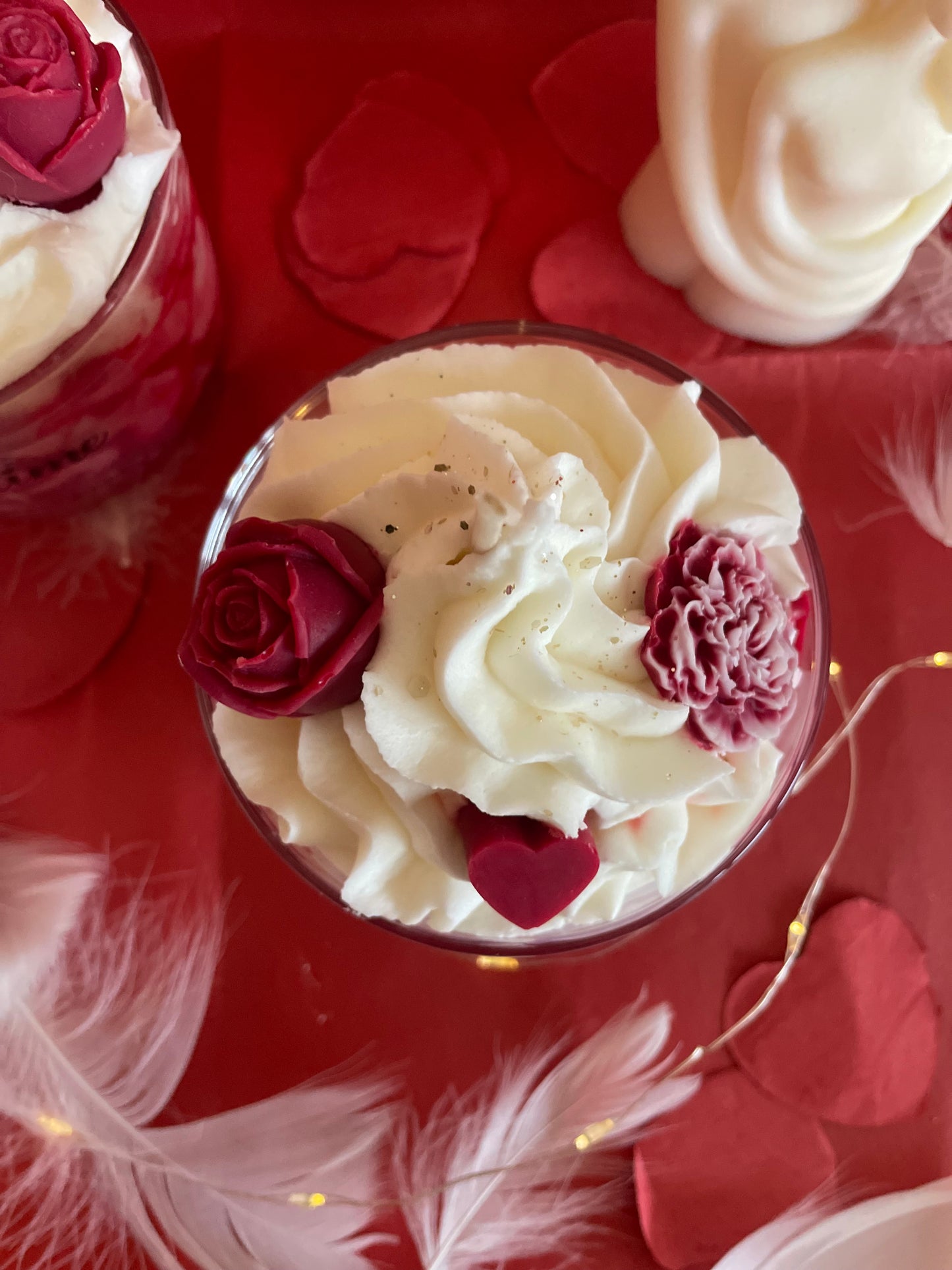 Bougies gourmande Saint-Valentin