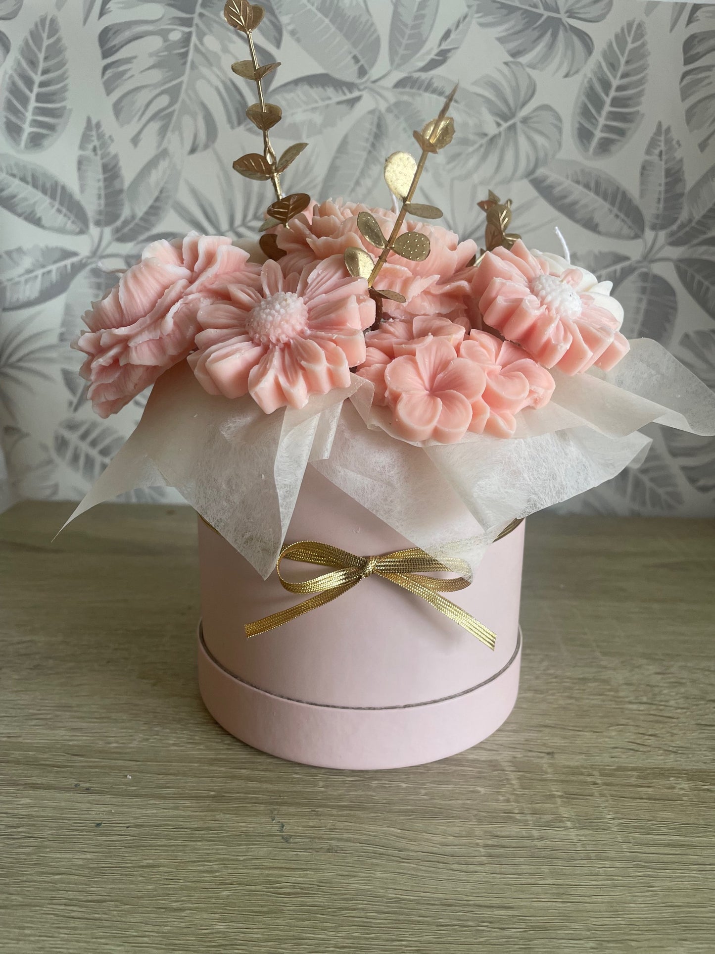 Bouquet Saumon et Doré