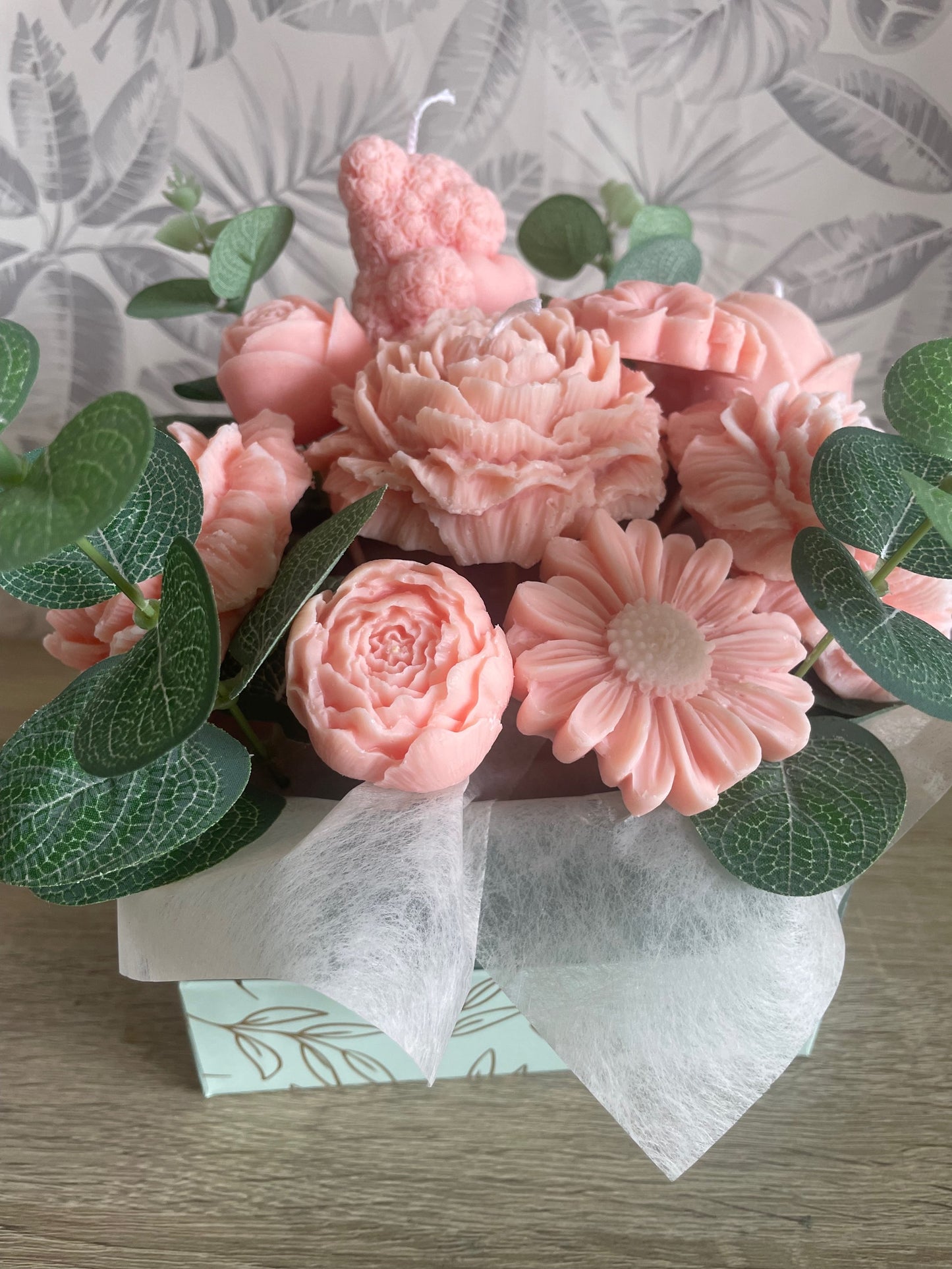 Bouquet Saumon et Vert