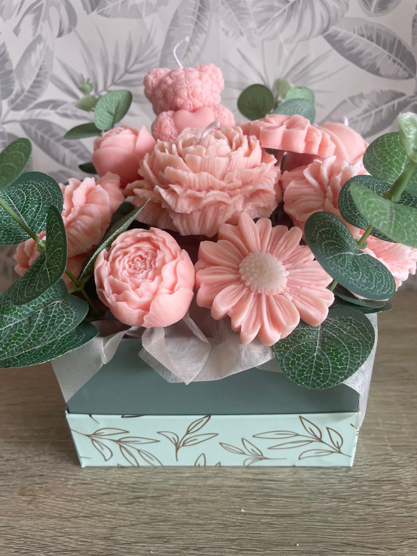 Bouquet Saumon et Vert