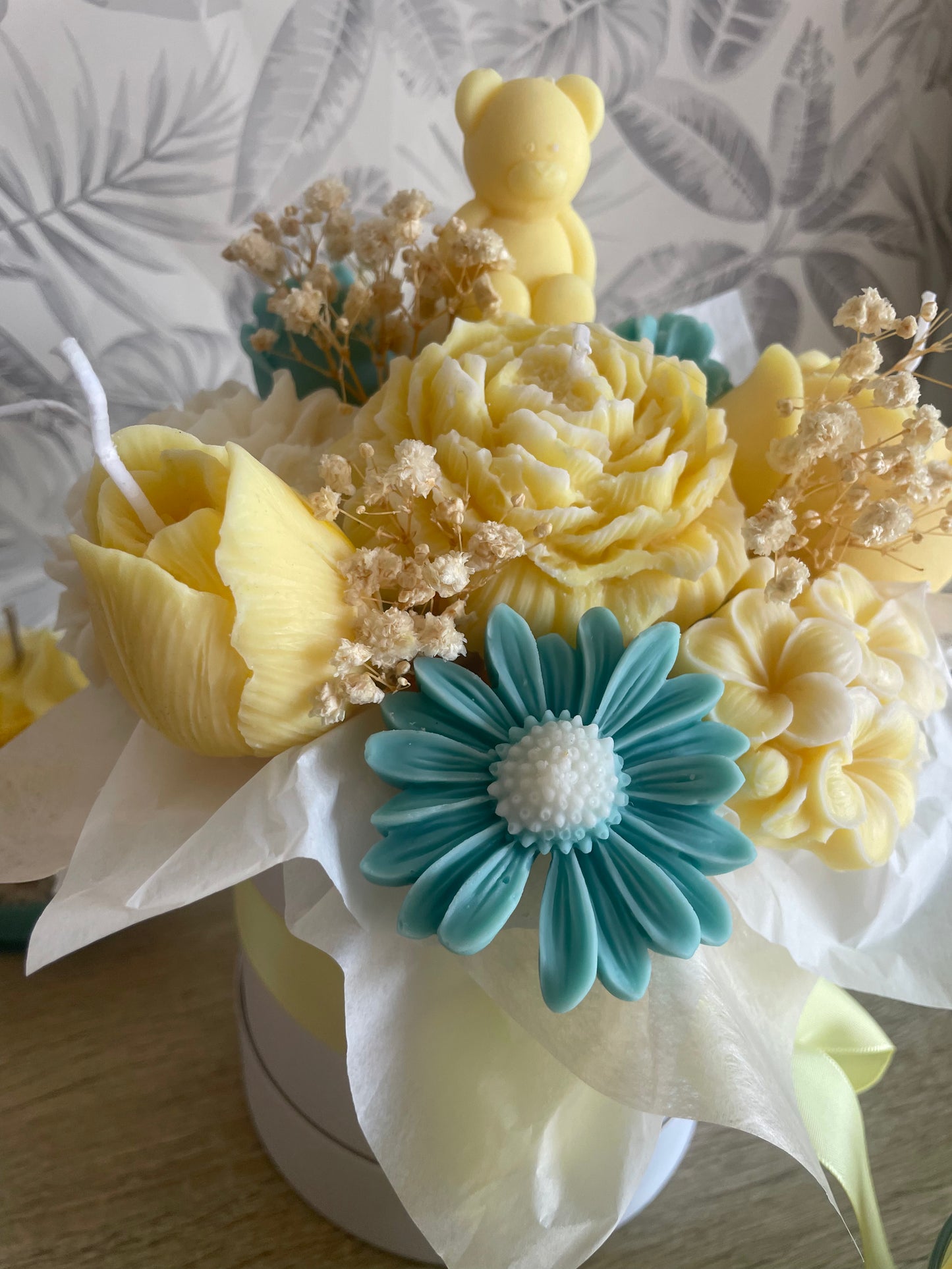 Bouquet Jaune et Bleu