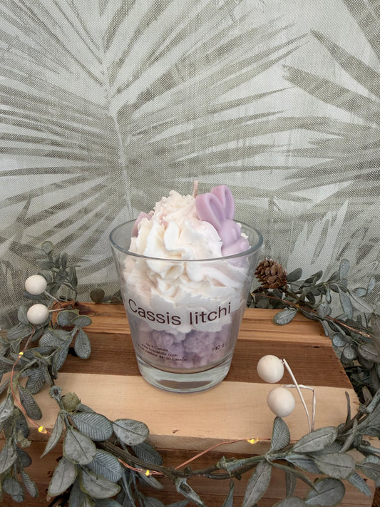 Bougie Cassis litchi