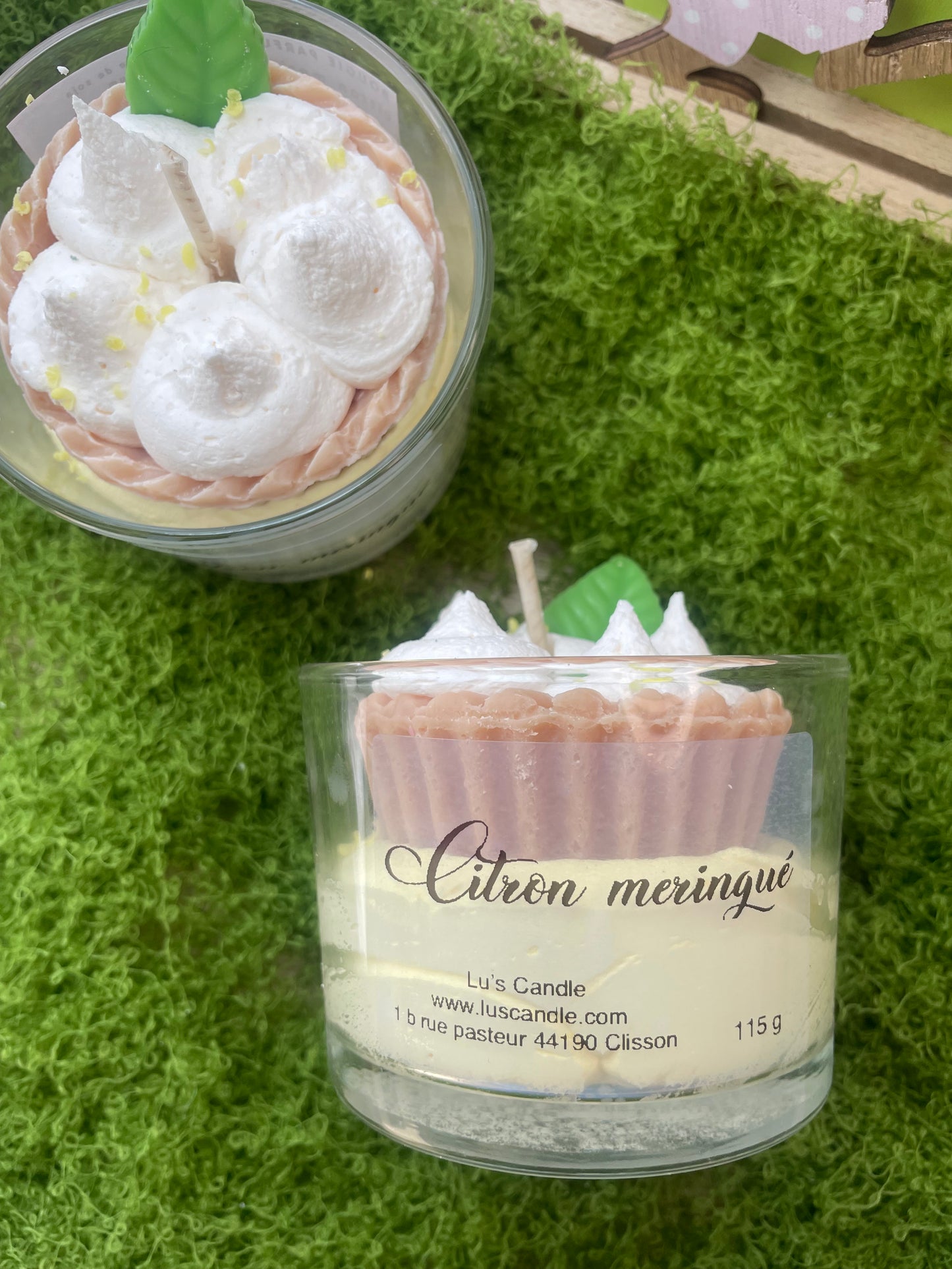 Bougie Parfumée Citron Meringué